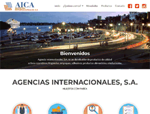 Tablet Screenshot of aica.com.do